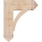 Ekena Millwork Thorton Arts & Crafts Smooth Bracket, Douglas Fir, 5 1/2"W x 20"D x 24"H BKT06X20X24THR03SDF - alternate 3